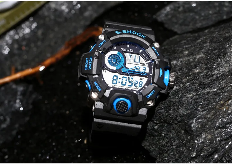 Новые SMAEL часы мужские G стиль Wateproof S Shock спортивные мужские s часы лучший бренд класса люкс светодиодный цифровые часы военные армейские наручные часы