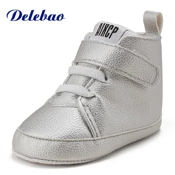 

Delebao Prefect Princess Baby Shoes Elegant Butterfly-knot Design Style Infant Toddler Shoes Newborn Soft Sole First Walkers