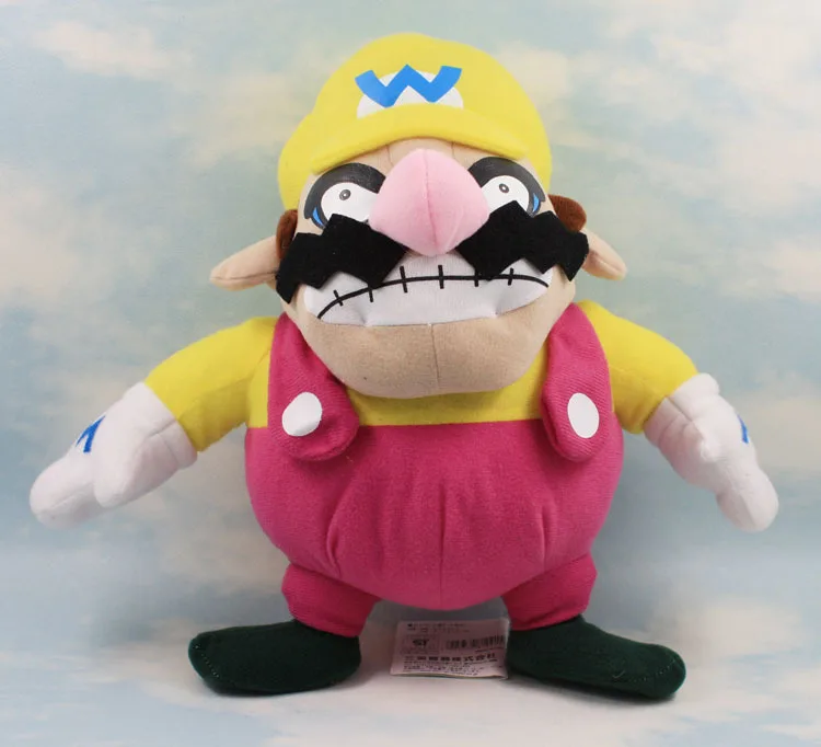 28cm Super Mario Wario plush toy Mario Action Figures Toys Dolls