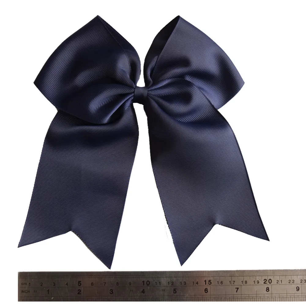 8 بوصة الاحتفال القوس مع مقاطع كبيرة الشعر القوس التشجيع القوس مشبك شعر دبابيس الشعر الطفل في سن المراهقة فتاة النساء الشعر القوس 40 قطعة/الوح...