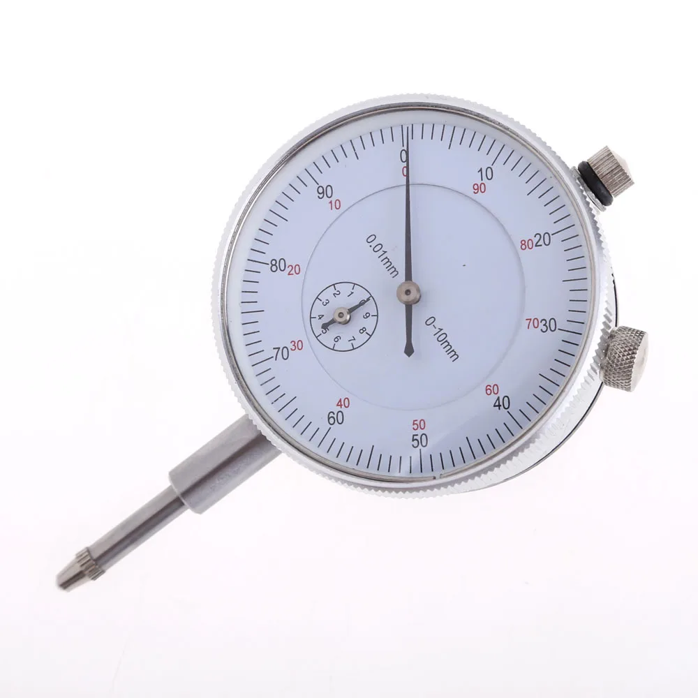 

Dial Indicator 0-10mm/0.01mm Dial Gauge Resolution Gauge Mesure Instrument Tool Mechanical Indication Strap