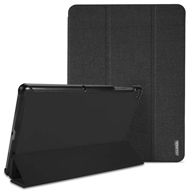 DUX DUCIS PU Leather Flip Case for Samsung Galaxy TAB S5E Smart Protective Cover for Samsung TAB S5E S5 E 10.5 inch New - Цвет: black