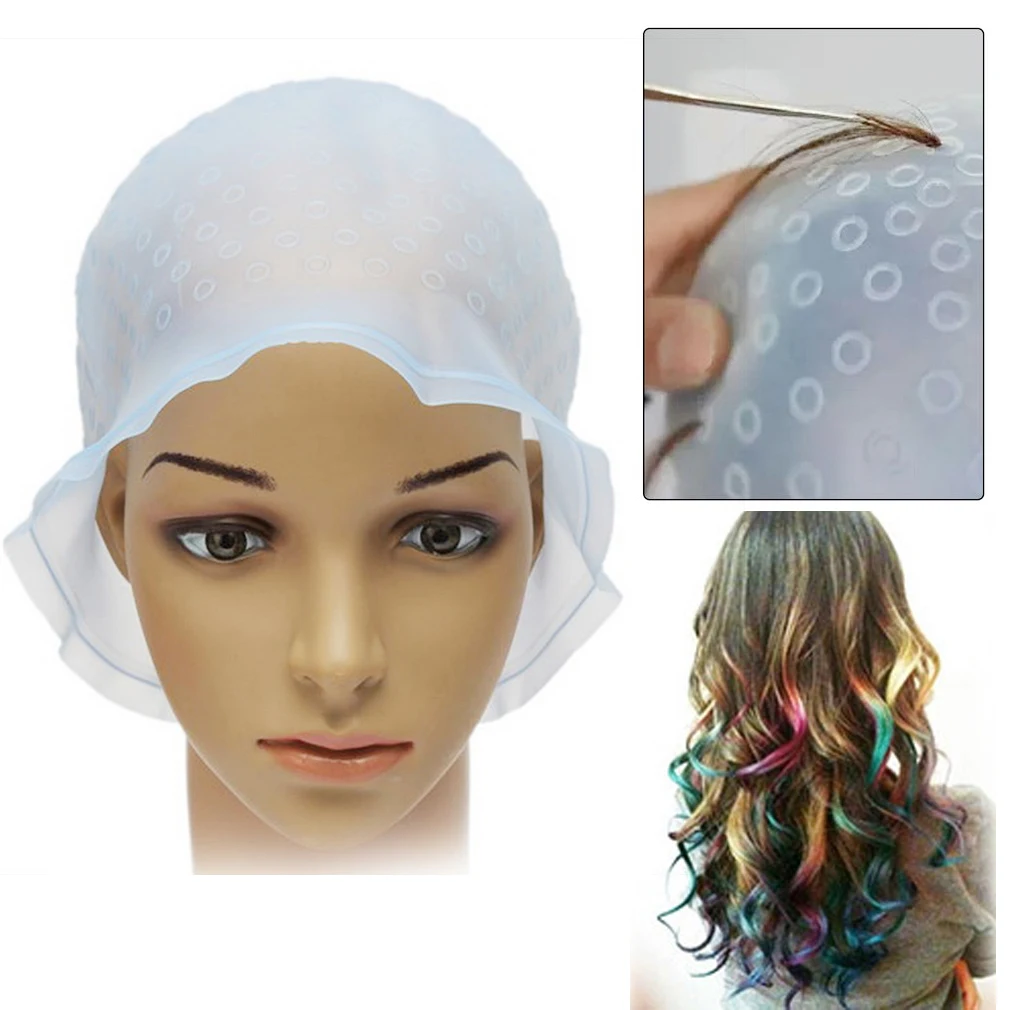 1 шт силиконовый Профессиональный колпачок для красителя для наращивания волос многоразовый цвет волос ing подсветка колпачок для красителя для салона