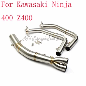 

Z400 51mm Motorcycle Exhaust Full Systems Header Pipe Front Pipe Stainless Steel Connect Link Pipe For Kawasaki Ninja 400 Z400