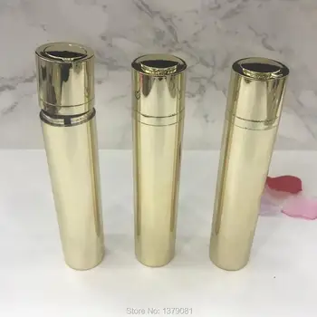 

10pcs 80ML Gold Acrylic Cone-Shape Pump Lotion Bottle With Screw Cap ,Press Pump Pottle Cosmetic Packaging container