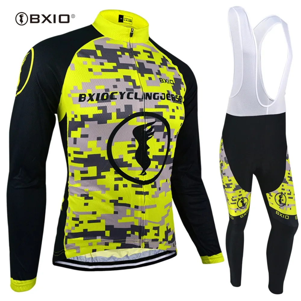 Koop BXIO Wielertrui Sets Lange Mouw Fiets Kleding Australi euml; Equipacion Ciclismo Ropa Ciclismo Mujer Lente Fiets Kleding 083