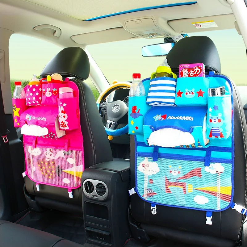 

Car Cartoon Cute Back Seat Storage Hang Bag Organizer Stowing Tidying Baby Kids Sundry Specially hanging organizer