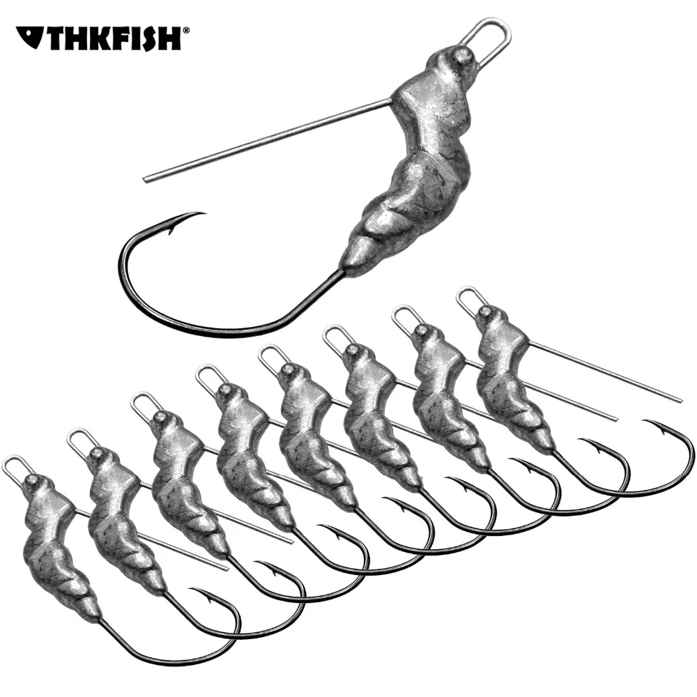 5pcs 3g Lead Jig Head Fishing Hooks Stainless Steel Anti hanging Carp