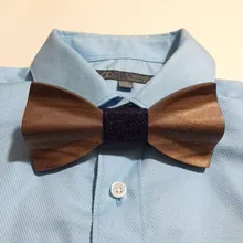 Лидер продаж Европейская мода Личность аксессуар Дизайн одноцветное Хорошая древесина лук Галстуки для Для мужчин Свадебный галстук наборы Средства ухода за кожей Шеи Галстук xk062