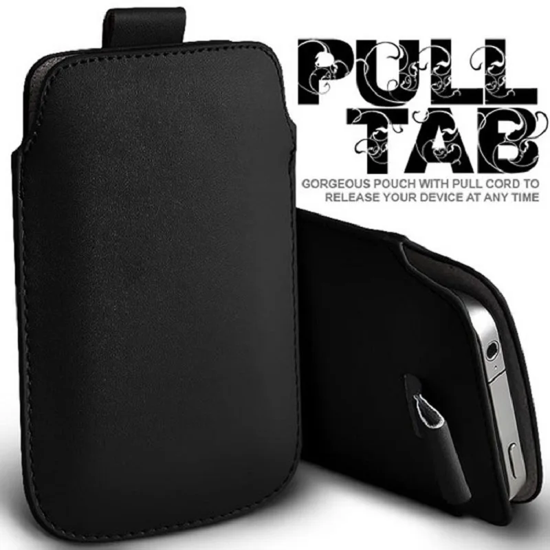 HOMTOM HT3 Case 5 Inch Fashion Luxury Pull Tab Leather Pouch Phone for Pro Full Protective Pocket Cases | Мобильные телефоны и