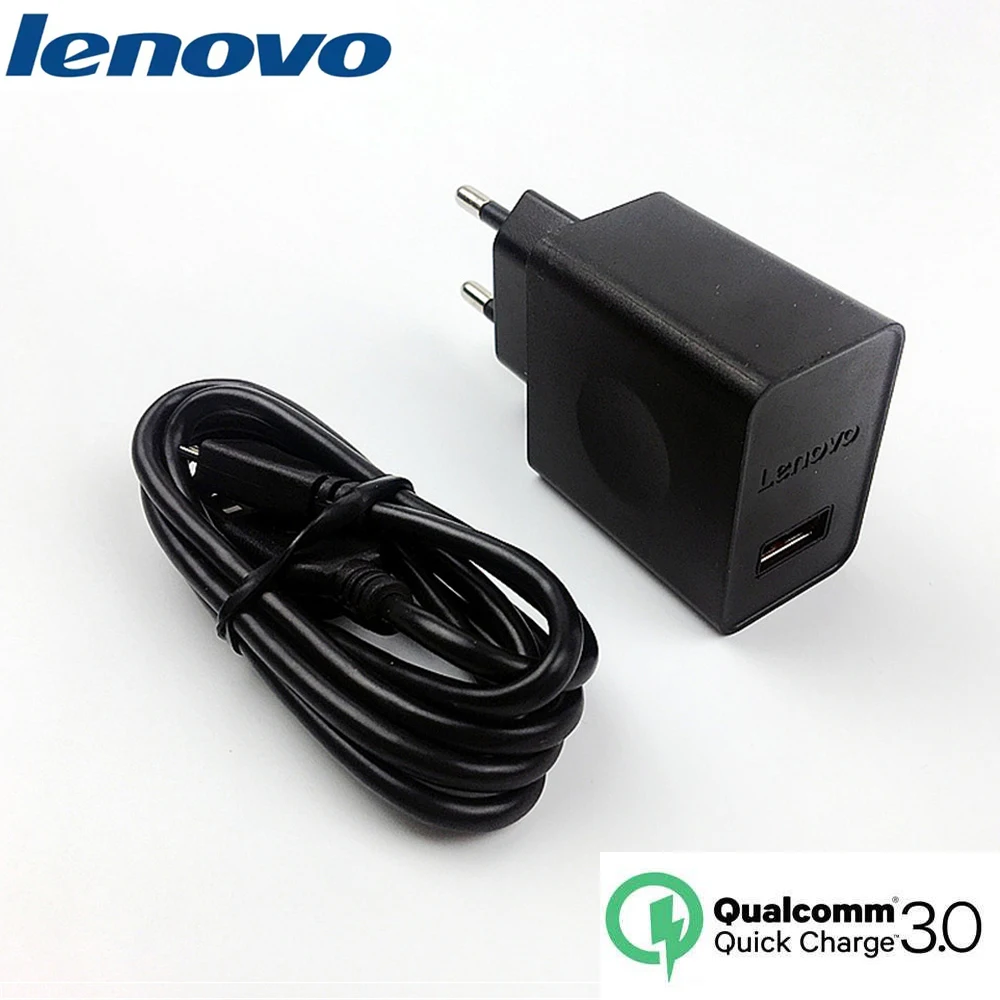 Для lenovo QC3.0 EU 12V2A быстрое зарядное устройство микро кабель для K5 Spelen S5 Pro K6 a536 k3 note p2 vibe p1 p780