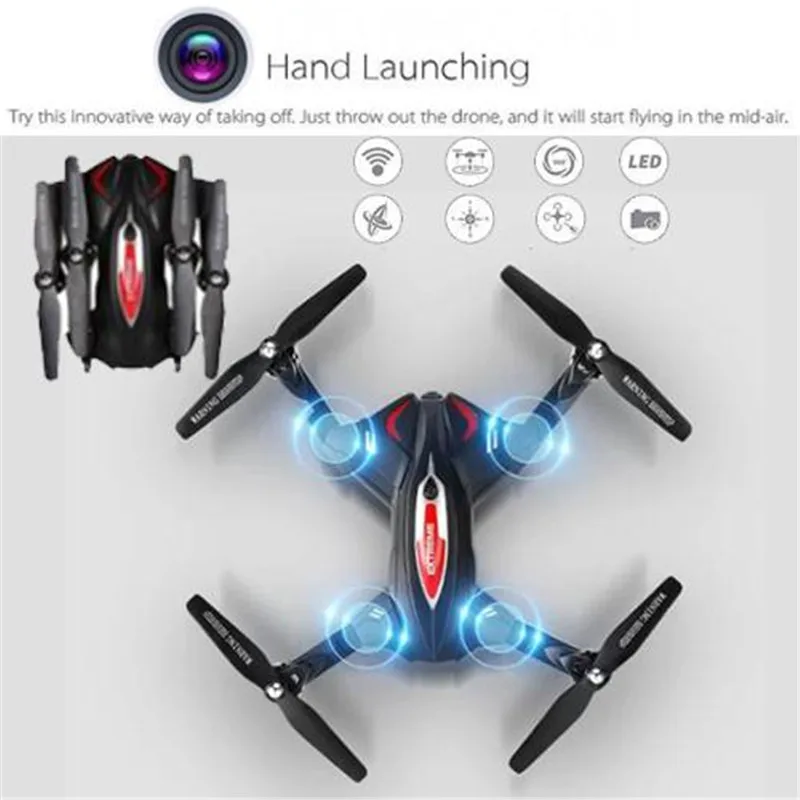 FPV Real Time font b Drone b font UAV Quadcopter Folding WiFi Wireless RC Remote Control