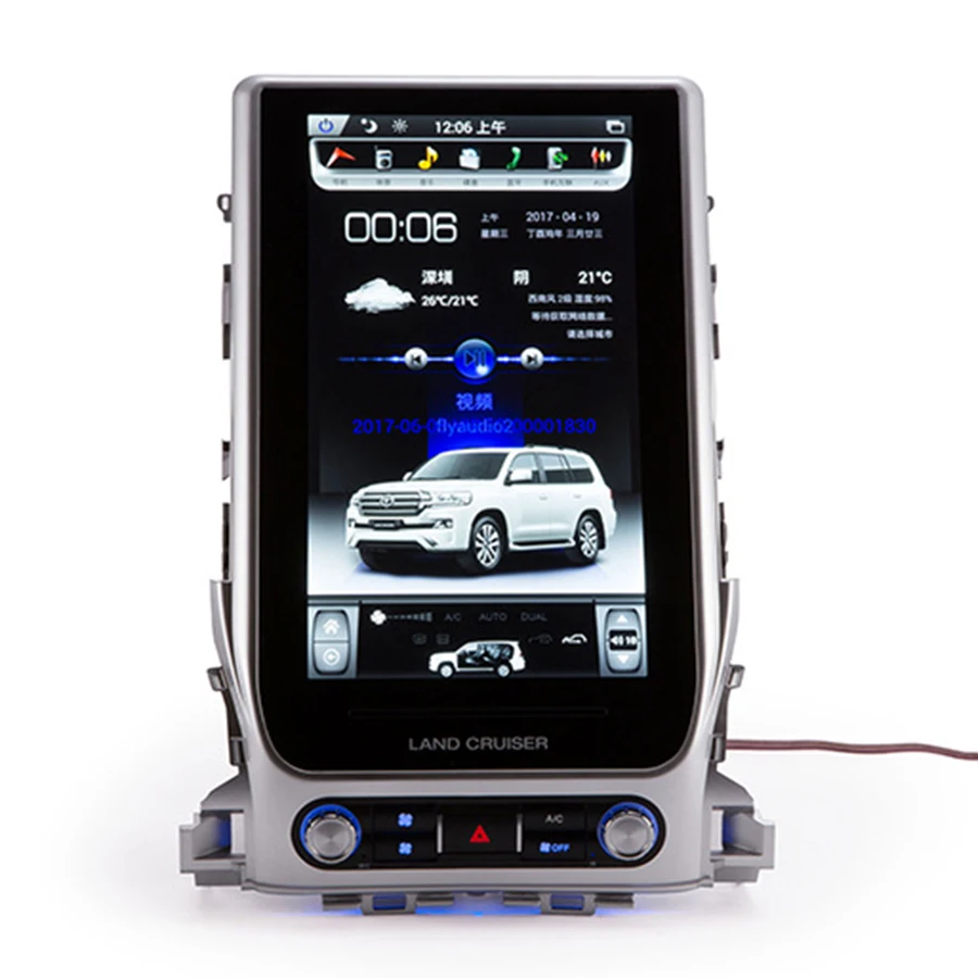 Clearance Asvegen Car DVD Player For Toyota Land Cruiser Plus 2018 13.3