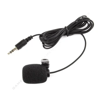 

3.5mm AUX Mini Lavalier Microphone Hands Free Clip On Mini Lapel Mobiloe Phone Microphone Portable Mic