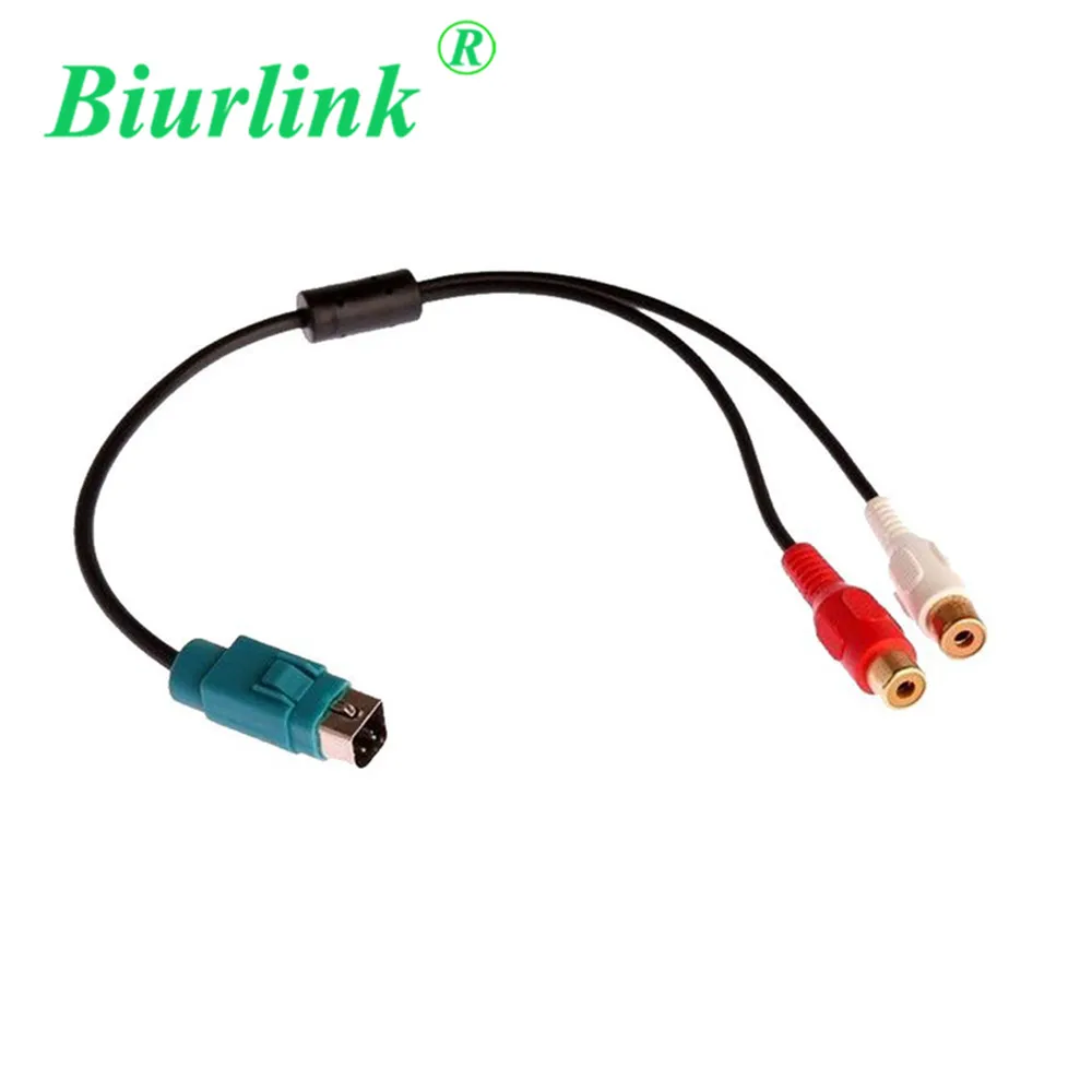 Biurlink Женский RCA AUX в аудио кабель адаптера для альпийских KCE 237B IDA X303 X305 X301|aux in|aux