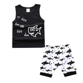 

2017 Baby Rompers Summer Baby Boy Clothing Sets Fashion Baby Boy Clothes Newborn Baby Clothes Infant Kids Vest + Shorts
