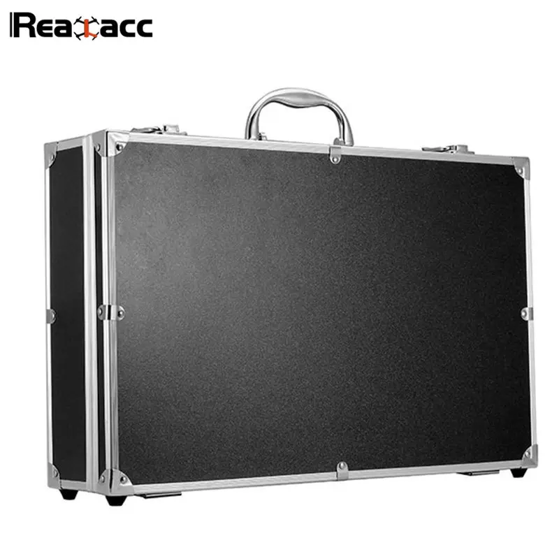 Алюминиевый жесткий чехол Realacc, чехол для переноски, ручная сумка для Hubsan H501S X4, стандартная версия, Радиоуправляемый квадрокоптер, черный цвет