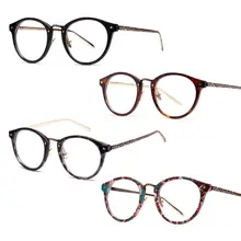 Оптические очки, Классическая Цветочная оправа, Ретро стиль, креативная близорукость, художественная мода, Ретро стиль, для женщин, мужчин, студентов, очки, прозрачные линзы