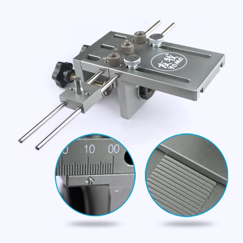 

Dowelling Jig for Furniture Fast Connecting Cam Fitting 3 In 1 Woodworking Drill Guide Kit Locator