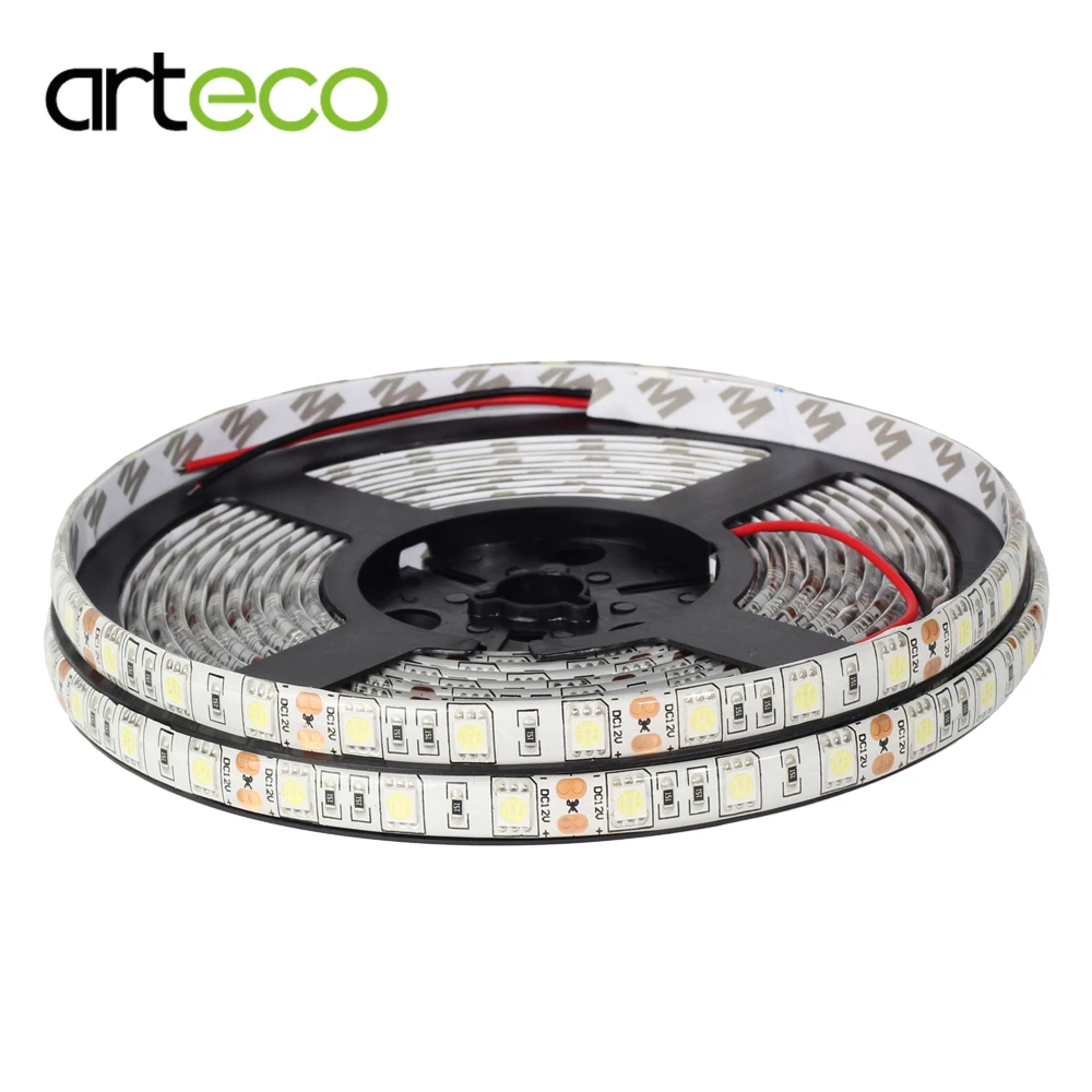 LED Strip 5050 DC12V LED strip flexible light IP65 waterproof 60 led/m,5m RGB LED strip 5050,White/warm white/R/G/B