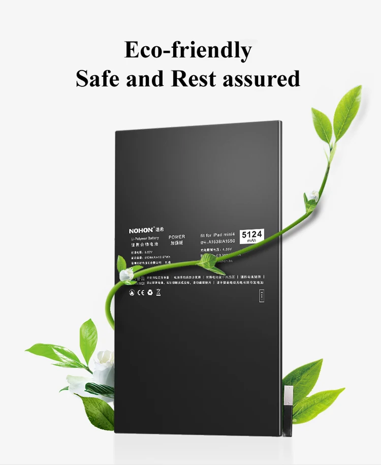 Nohon Battery For Apple iPad Mini4 Mini 4 A1538 A1550 Li-polymer Tablet Bateria +Tools For A1538 A1550 Apple iPad Mini4 Battery 2019 Details (09)