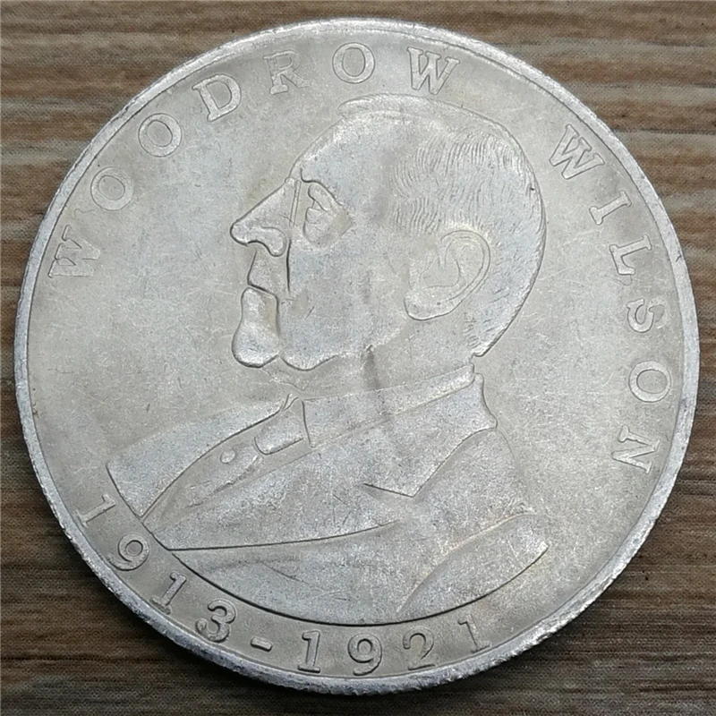 1913 1921 Антикварные Монеты Woodrow Wilson президент сувениры монета Соединенные Штаты