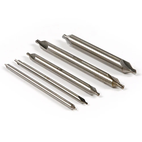 

3*100mm HSS Silver Tone Combined Center Drill Bit countersink NO662