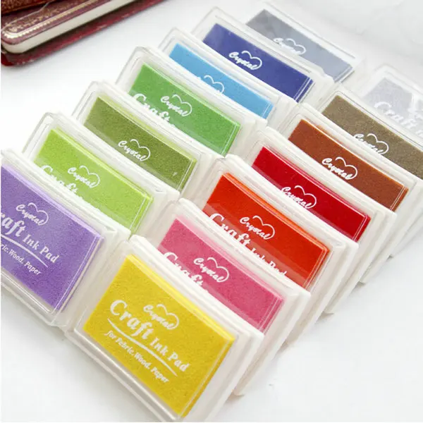 

Decoration Wood Scrapbook Paper Rubber Stamps Color Big Inkpad Craft Oil Ink Pad
