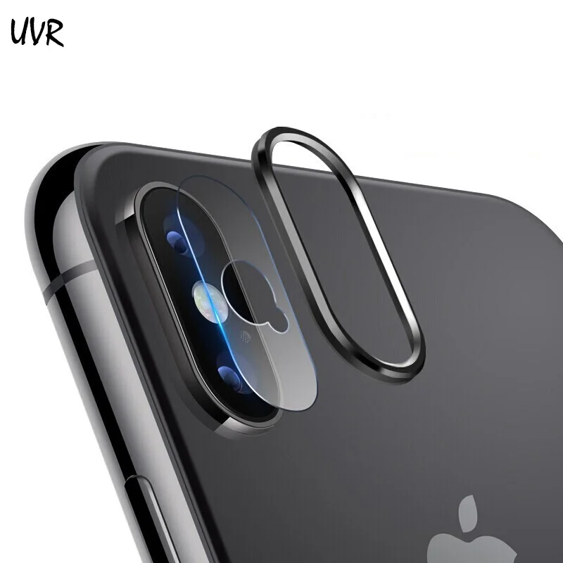 

For iPhone X/XS/XR/XS Max Camera Lens Film Protector Tempered Glass For Apple iPhone XS Max XR Camera Lens Metal Ring Case Cover