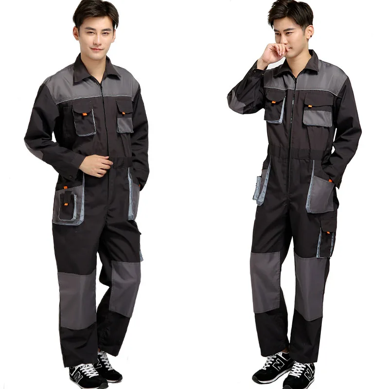 

Bib overalls men work coveralls protective repairman strap jumpsuits pants working uniforms plus size sleeveless coverall