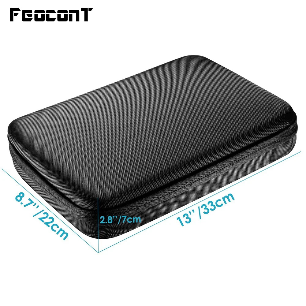 

FeoconT Portable Action Camera Case Shockproof Protective Carrying Case Eva Hard Bag For Gopro 7 6 5 Sports Camera Accessories