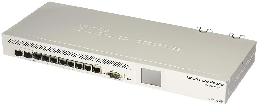 

MikroTik Cloud Core Router CCR1009-7G-1C-1S+ with 7 Ports Gigabit