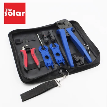 

1set X A2546B PV Crimping tool kits for connector 2.5 4 6.0mm2 solar cable Crimp tools DIY solar power system connect plier