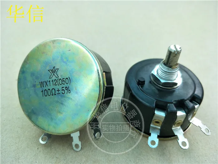 

WX112 5W Wirewound Potentiometer 100R 300B