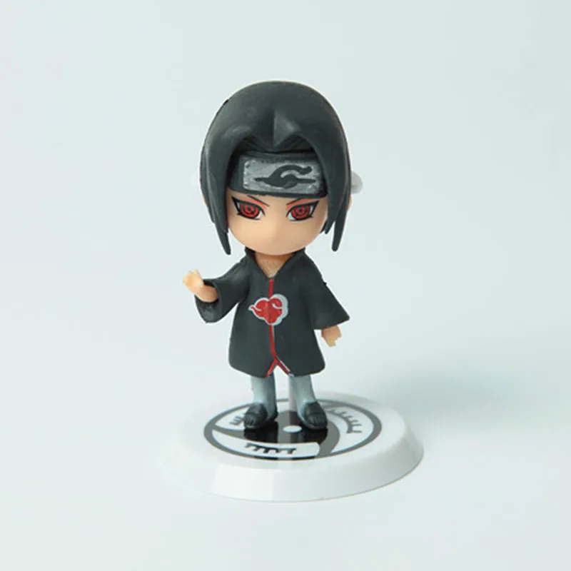 Экшн фигурки из аниме Наруто игрушки Q Version Sasuke Haruno Sakura Uchiha Itachi ПВХ коллекционная