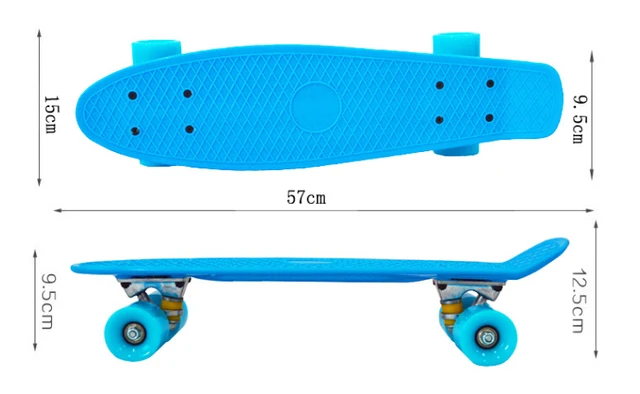 Kids' Plastic Skateboard 6