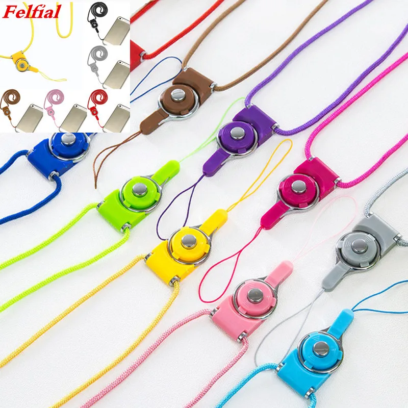 

Cell Mobile Phone Camera Neck Lanyard Detachable Multifunction Strap ID Card Key Ring Holder Mobile Phone Lanyard strap