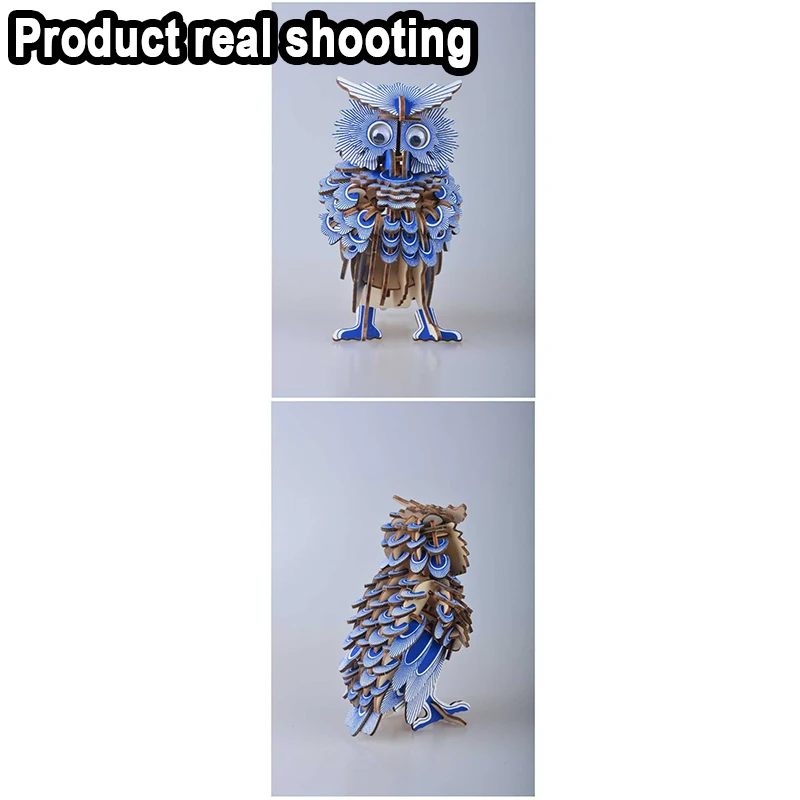 DIY 3D arts and crafts Handmade Wooden Craft toys for children kid Best Gift Party Arts Puzzles Model Decoration Birthday Gift