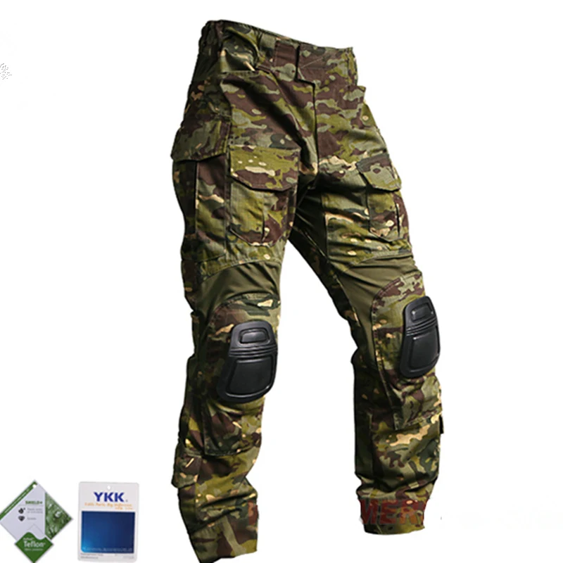 Emersongear G3 боевая рубашка и брюки с наколенниками водонепроницаемая тренировочная