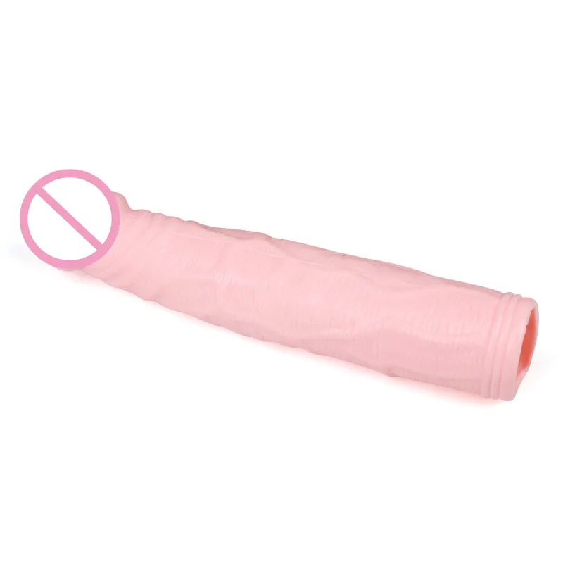 BAILE Realistic Penis Sleeves Hard Glans, Stretchable Penis Enlargement Condoms,Sex Toys For Men Penis Extension Free Shipping 1 BAILE Realistic Penis Sleeves Hard Glans, Stretchable Penis Enlargement Condoms,Sex Toys For Men Penis Extension Free Shipping 1
