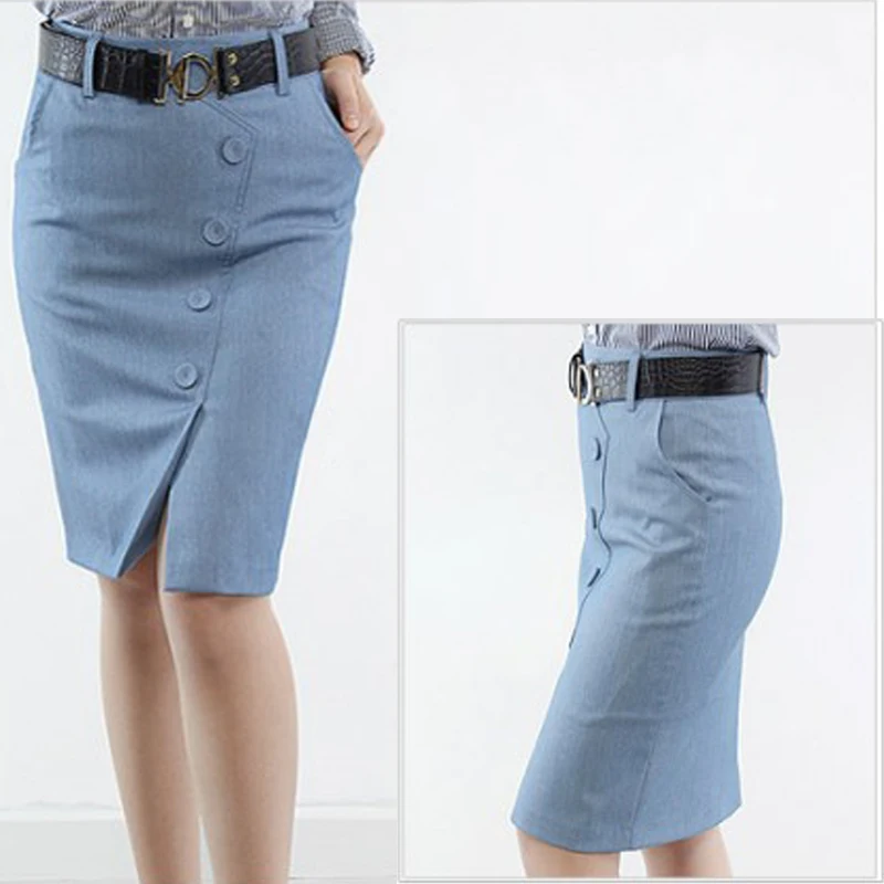 Женская юбка с пуговицами и разрезом Размеры S 3XL|mini micro skirt|micro skirtplus skirt |