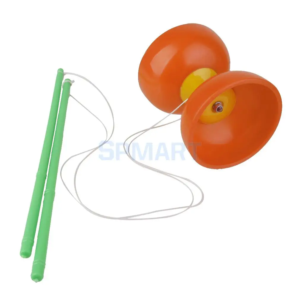 Пластическая Diabolo с ручками и струнная Игрушка Для Жонглирования