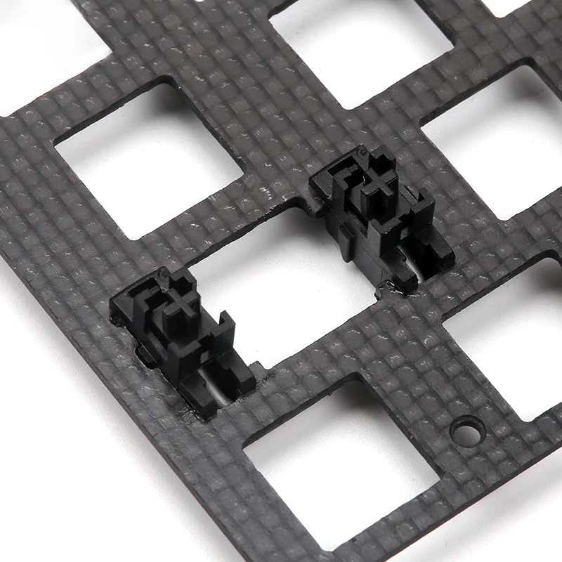 Черная стальная пластина спутниковый вал пластина крепление стабилизатор для настройки механической клавиатуры