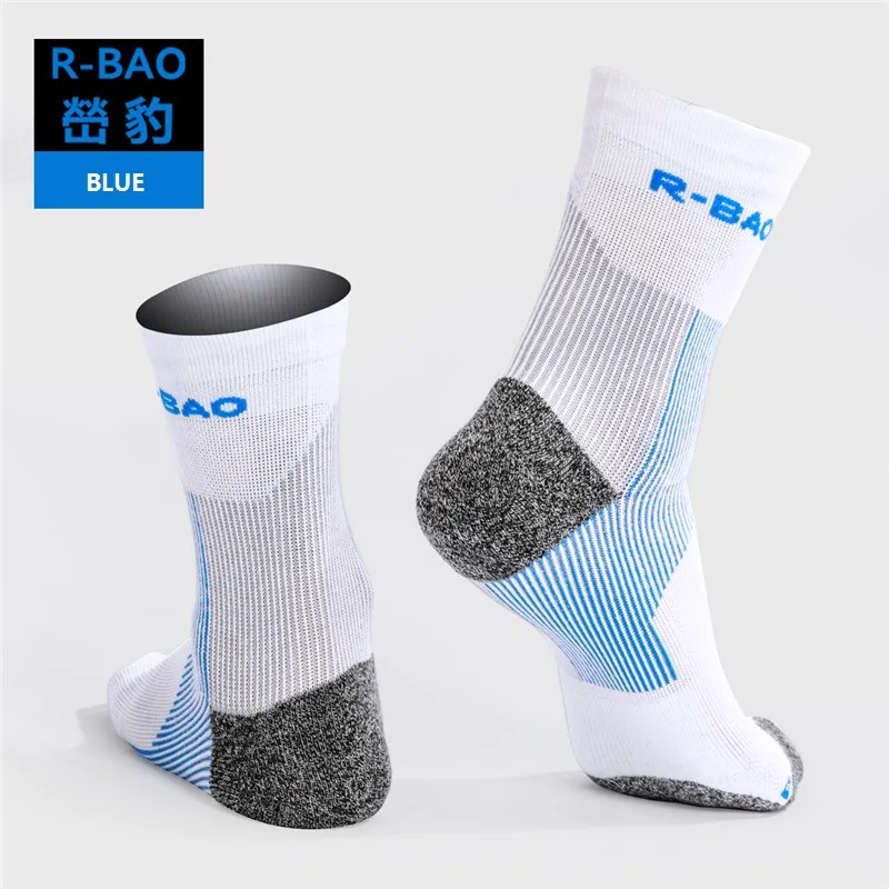 RB054 Men/Women Marathon Running Socks High quality Protect the Ankle compression sports socks 3pairs=1Lot