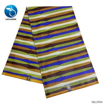 

LIULANZHI Prints Fabric 6 Yards African Cotton Wax Dutch Fabric Prints African Wax ML13P04