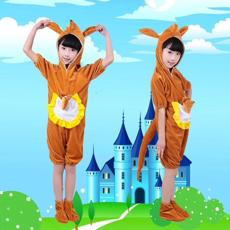 

Children's animal dress up clothes kangaroo cosplay performance clothing anime children's dance costumes