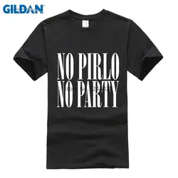Фирменная Футболка Gildan Нет Пирло Нет вечерние хлопок футболка мужская брендовая Gildan Нет Пирло Нет вечерние забавная футболка для Для
