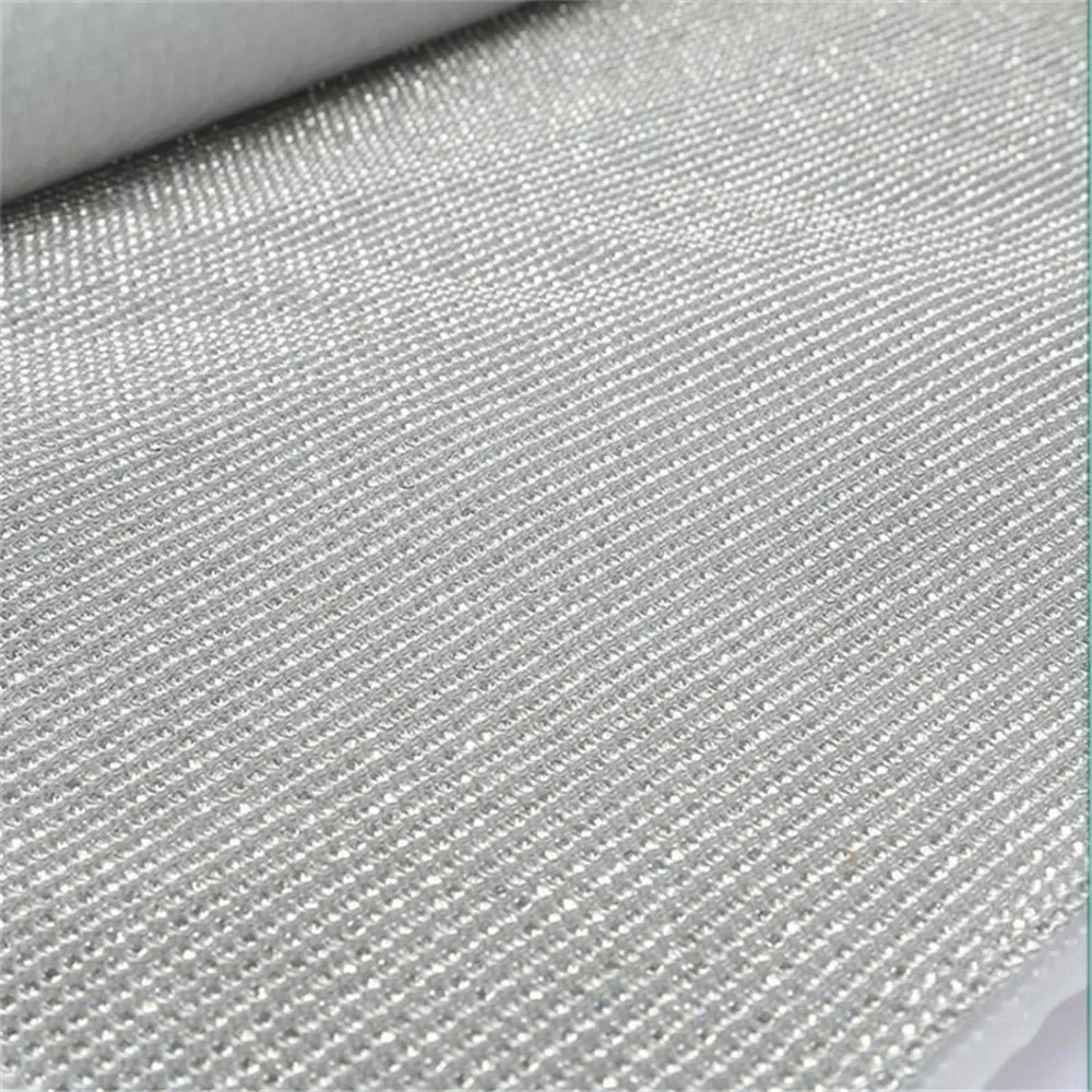1PC 3MM Crystal Clear 45CM*120CM Sew On Crystal Rhinestone Trim Mesh DIY Rhinestone Mesh Garment