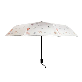 

Chic Floral Anti-Uv Foldable Umbrellas Ladies Windproof Rain Lovely Flower Candy Colorful Umbrella