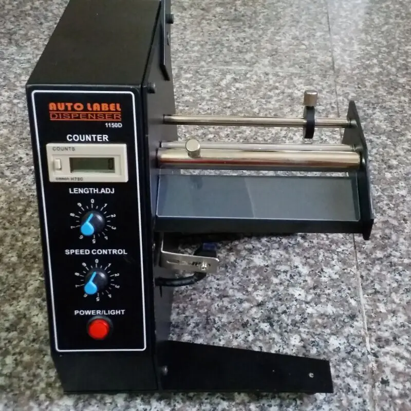 1150D Desktop Label peeling machine,Label separator,automatic Label retractor,Label Rewinder, AC 110/220V, 50/60Hz 30W